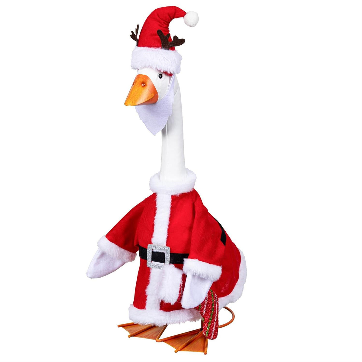 Santa Claus Porch Goose Outfit