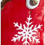 Santa's Cowboy Boot Vase