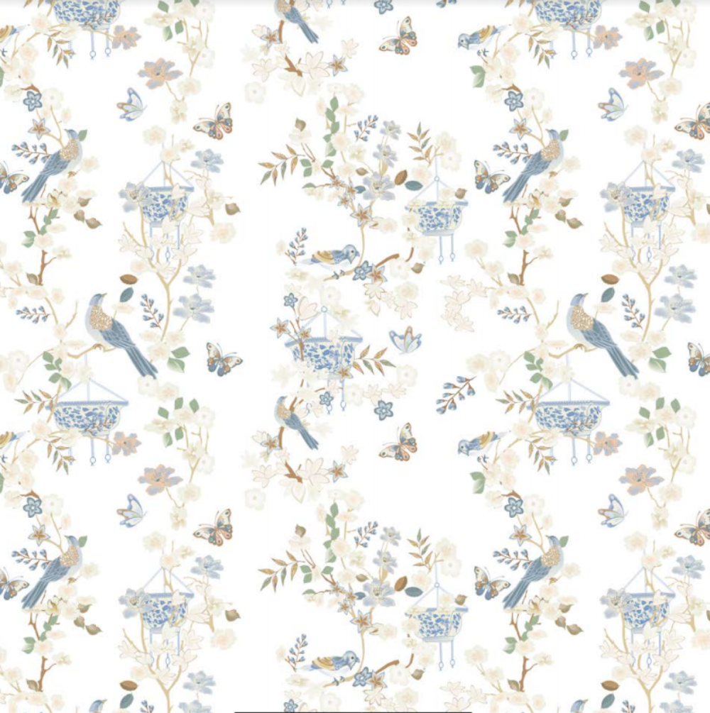 Ivory Chinoiserie Gift Wrap