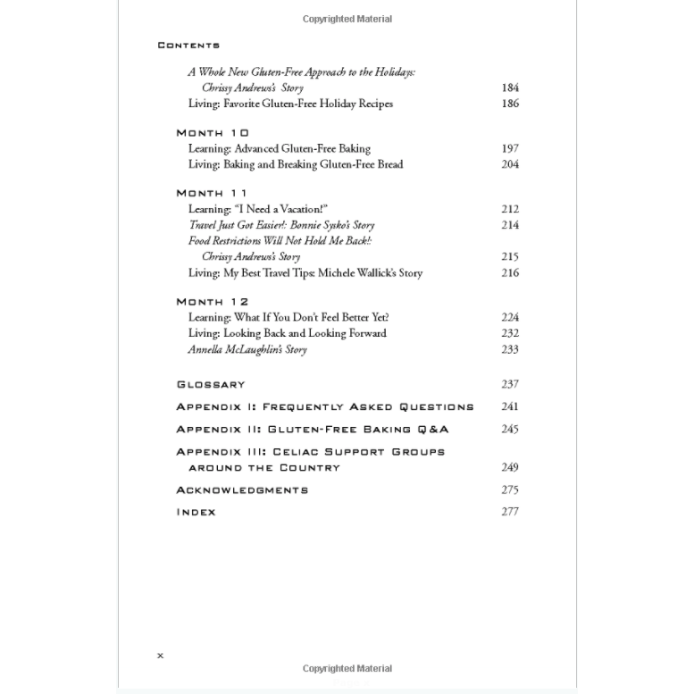 The First Year: Celiac Disease and Living Gluten Free (Print Version)