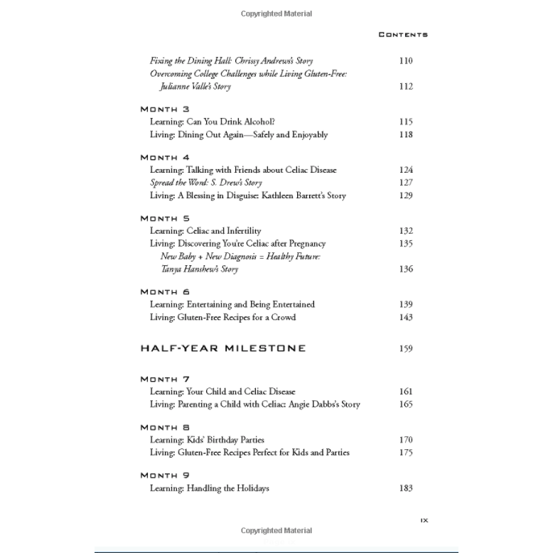 The First Year: Celiac Disease and Living Gluten Free (Print Version)