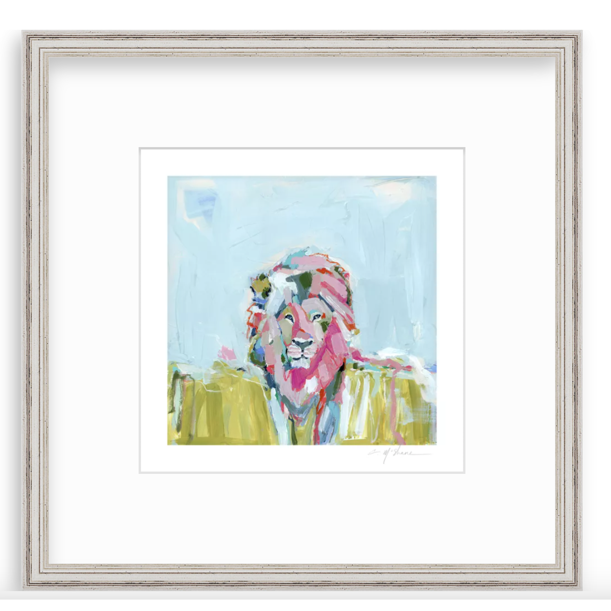 Carry Courage Lion Fine Art Print