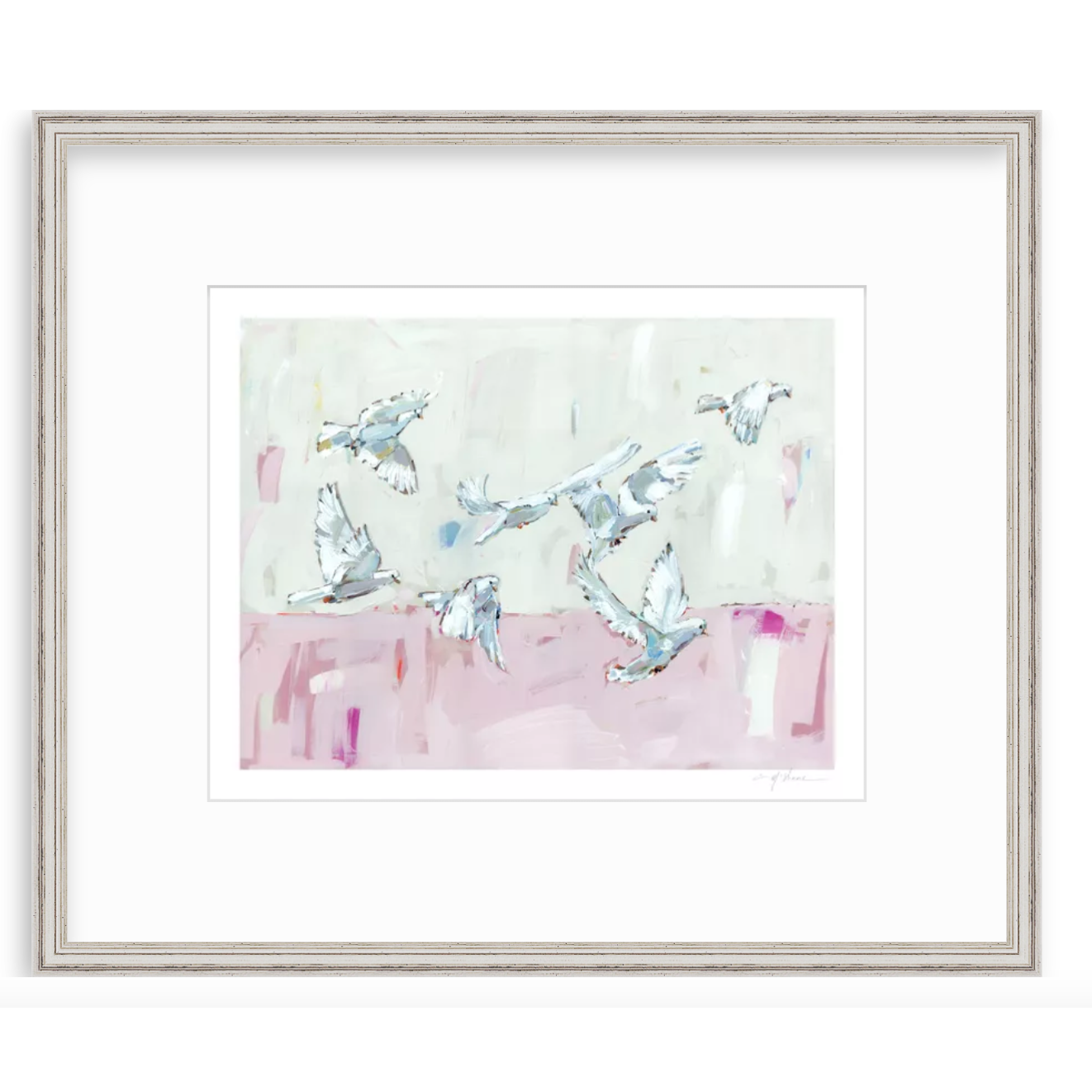 Peace On Earth I Doves Fine Art Print