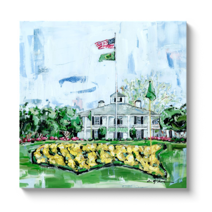 "The Clubhouse" on canvas