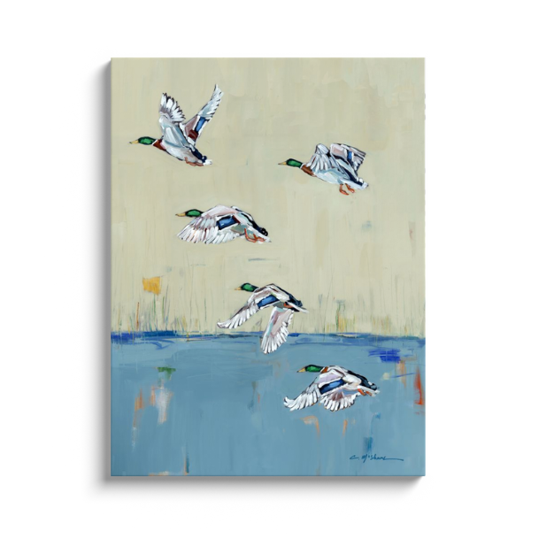 "Duck Calls" on canvas