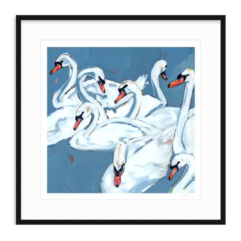 Swan Lake Swan Fine Art Print