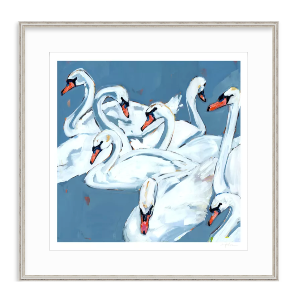 Swan Lake Swan Fine Art Print