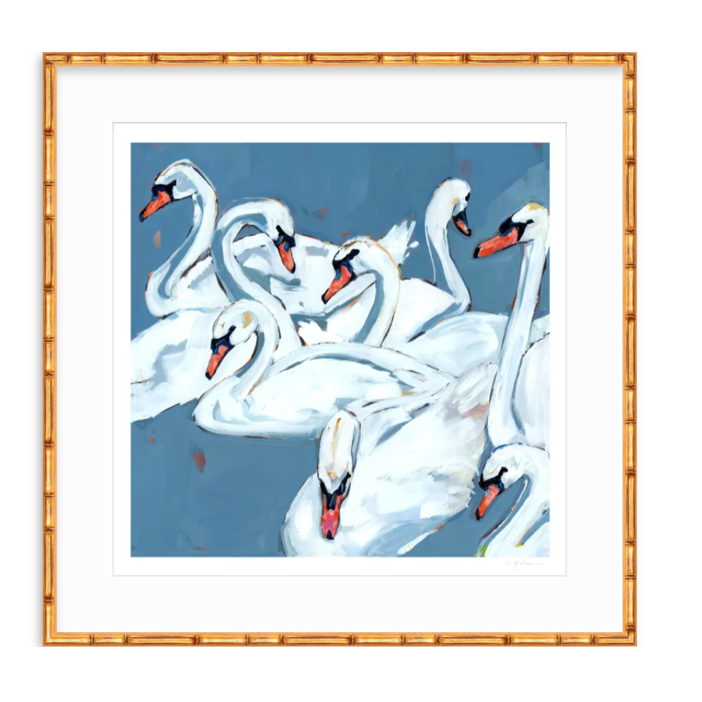 Swan Lake Swan Fine Art Print