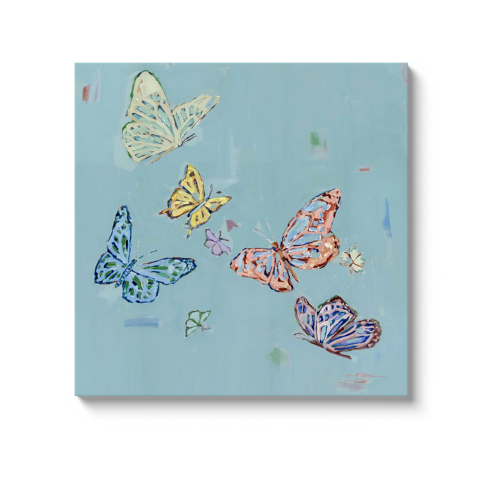 "Butterfly Love" on canvas