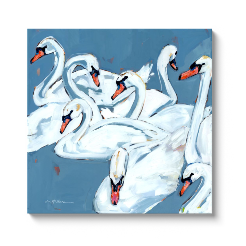 "Swan Lake" canvas