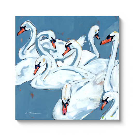 "Swan Lake" canvas