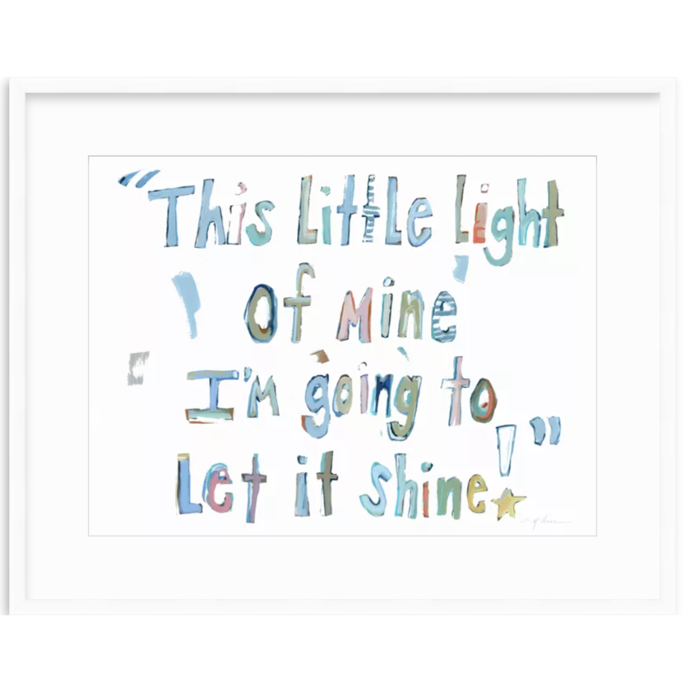 Light Of Mine Fine Art Print