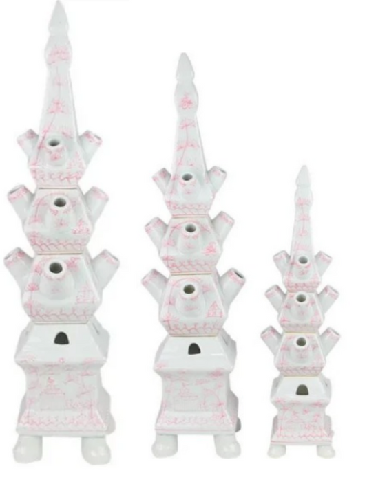 a group of white objects
