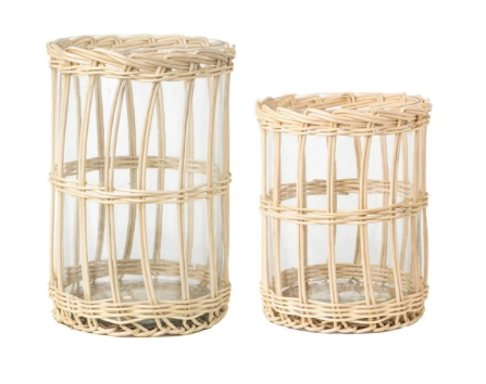Chunky Vertical Wicker Hurricane