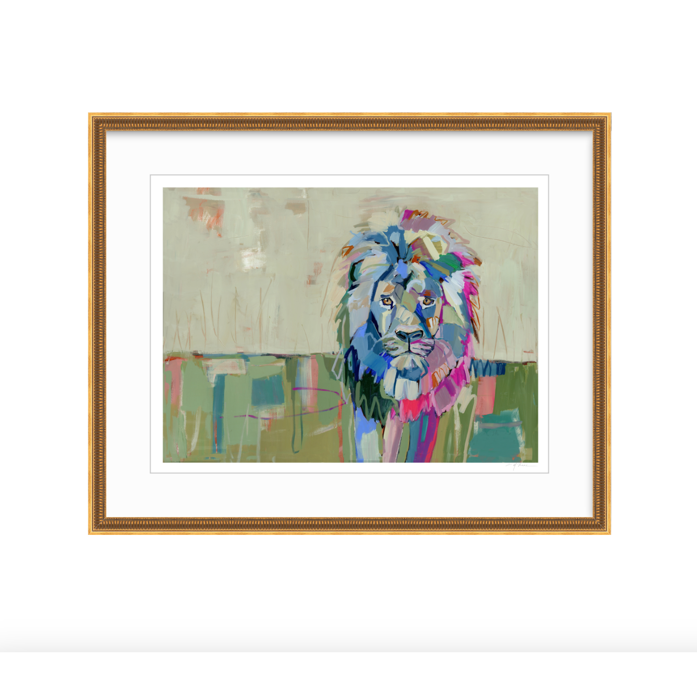 The Noble Lion Fine Art Print