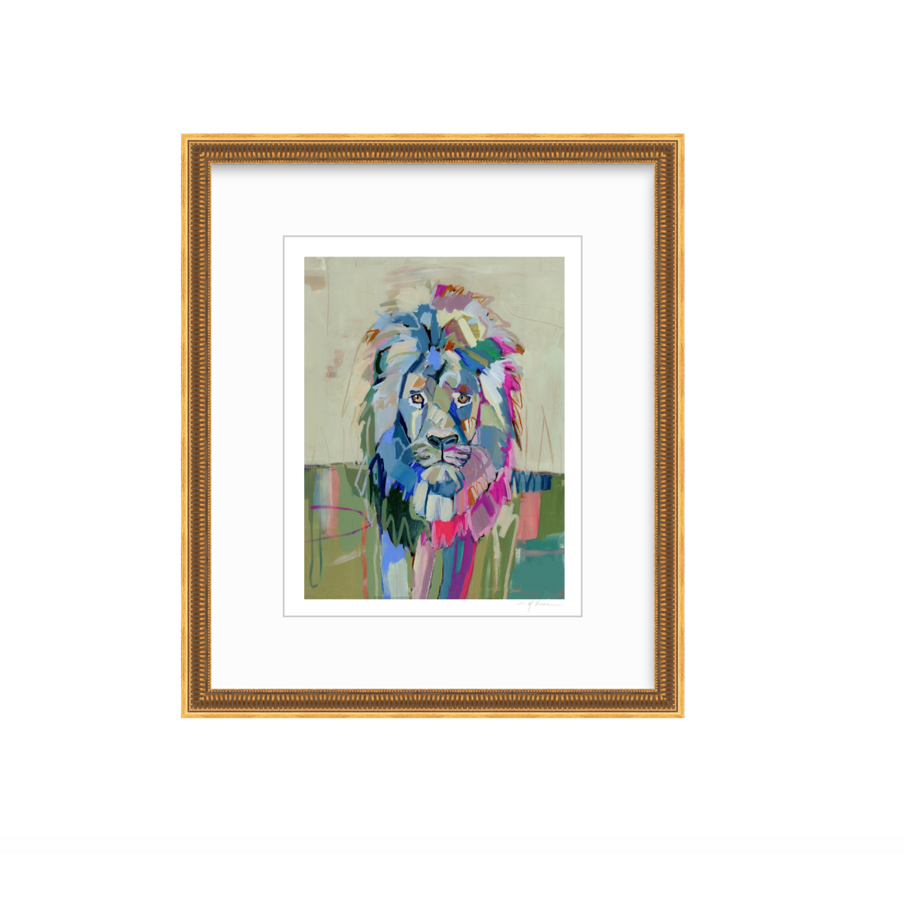 The Noble Lion Fine Art Print