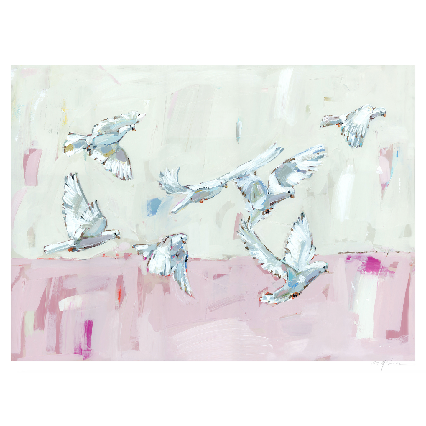 Peace On Earth I Doves Fine Art Print
