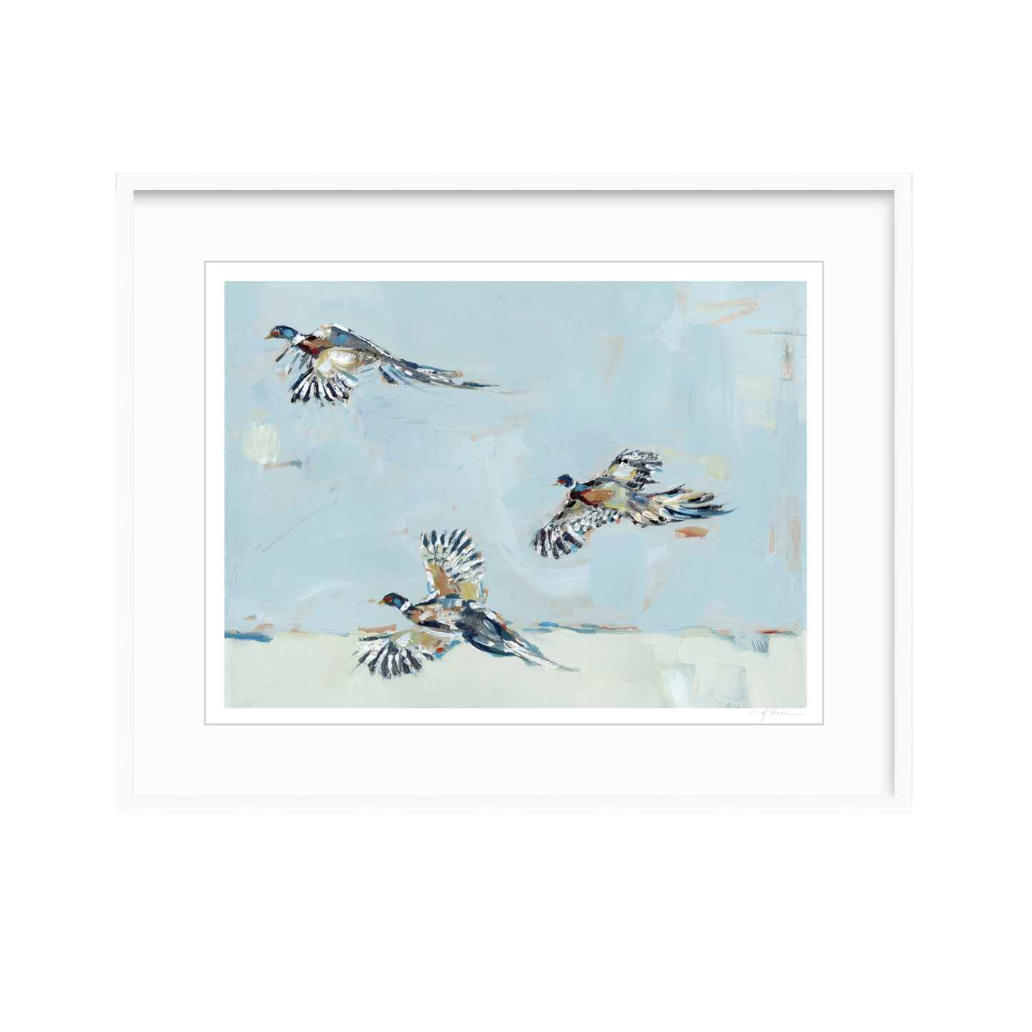 Pheasantly Surpised Pheasant Fine Art Print