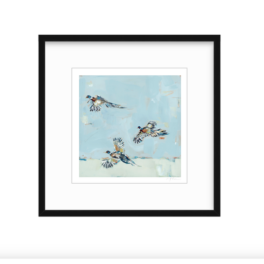 Pheasantly Surpised Pheasant Fine Art Print