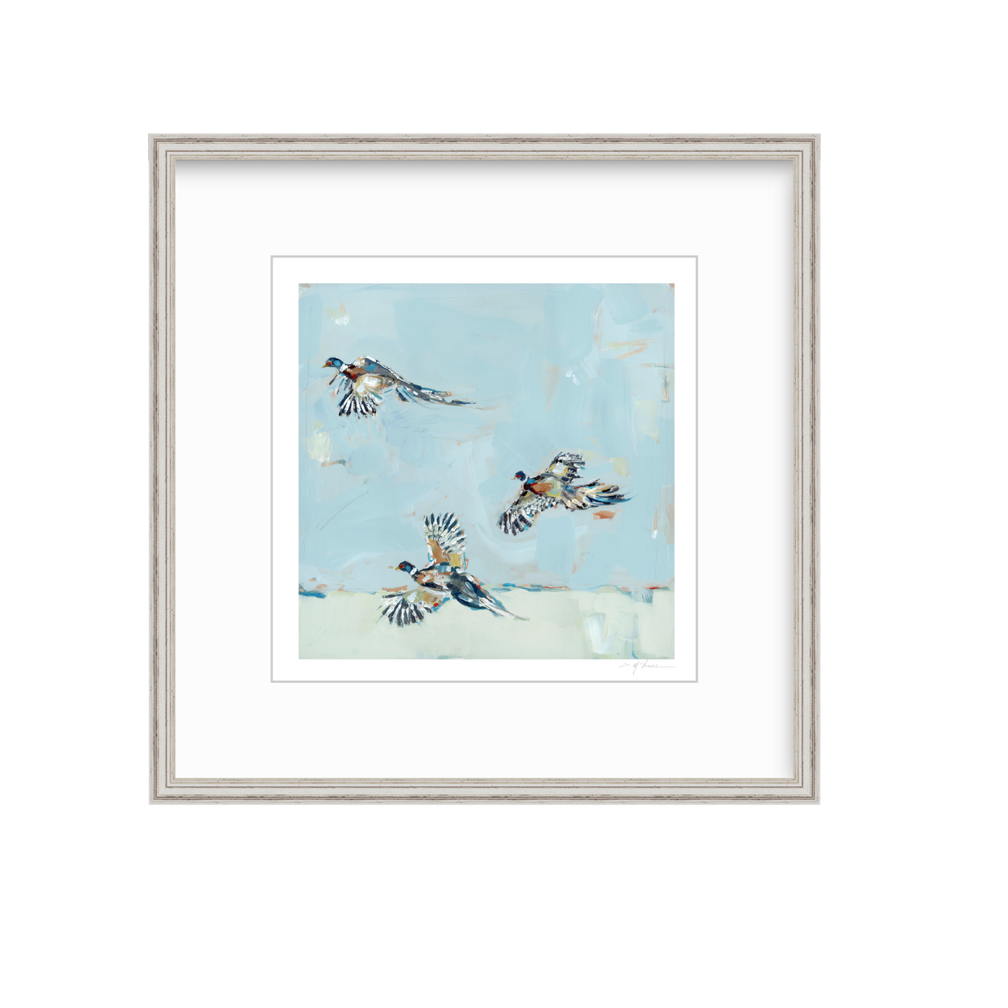 Pheasantly Surpised Pheasant Fine Art Print