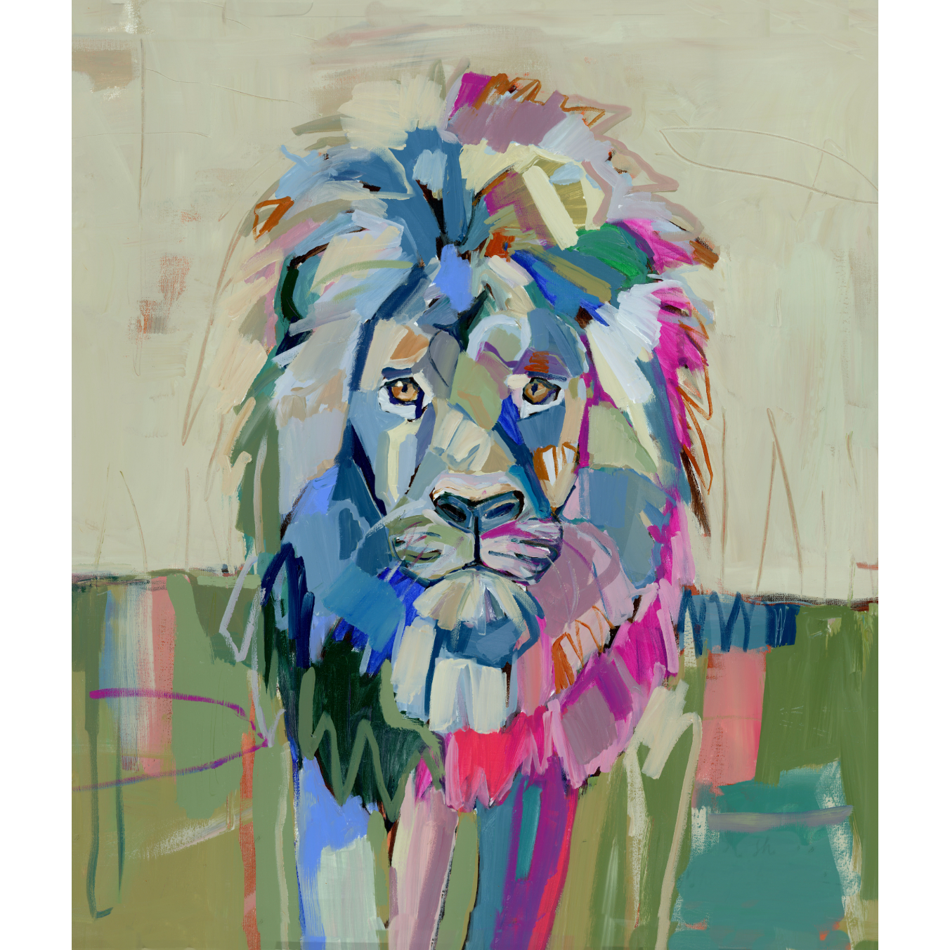 The Noble Lion Fine Art Print