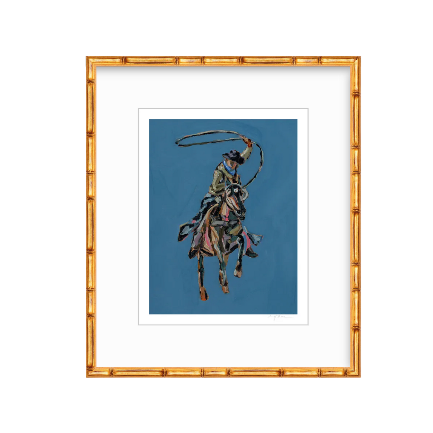 Rodeo Roper Fine Art Print