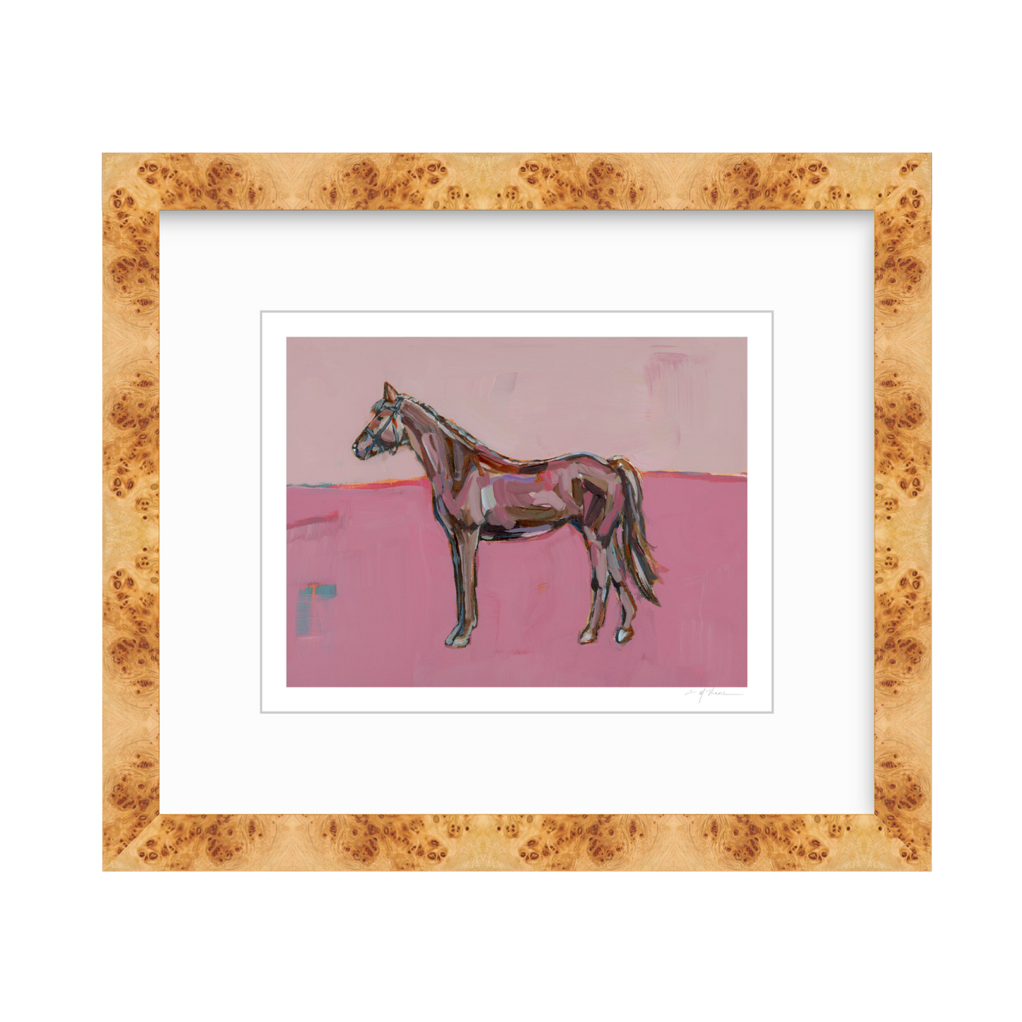 Rose in the Dust Horse Fine Art Print