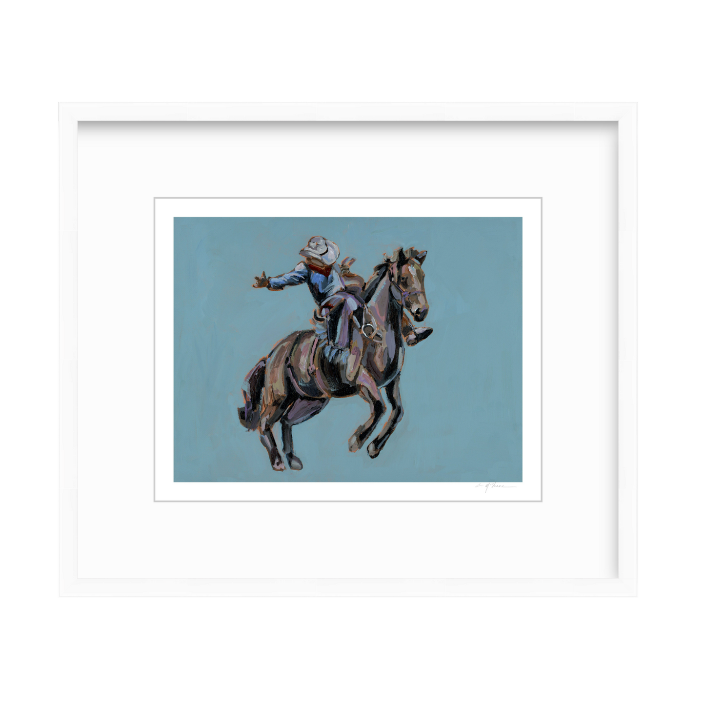 Rodeo Cowboy Fine Art Print