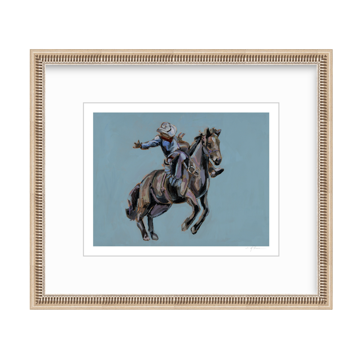 Rodeo Cowboy Fine Art Print