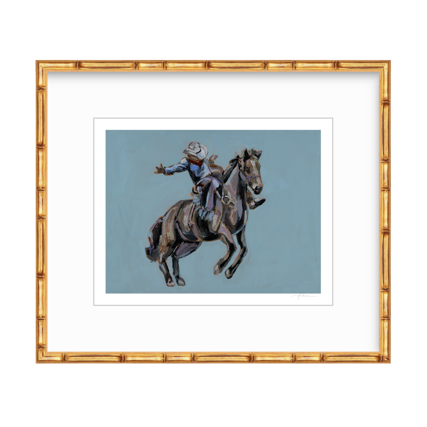 Rodeo Cowboy Fine Art Print