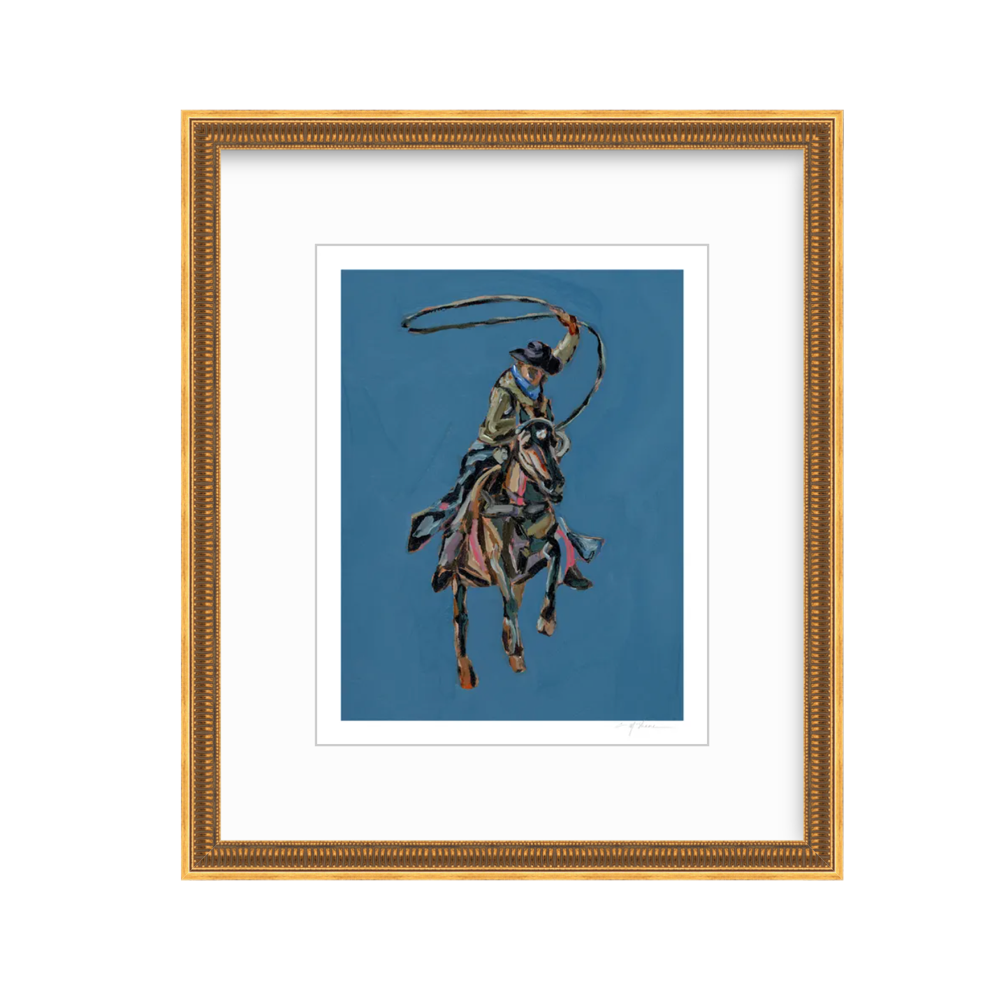 Rodeo Roper Fine Art Print