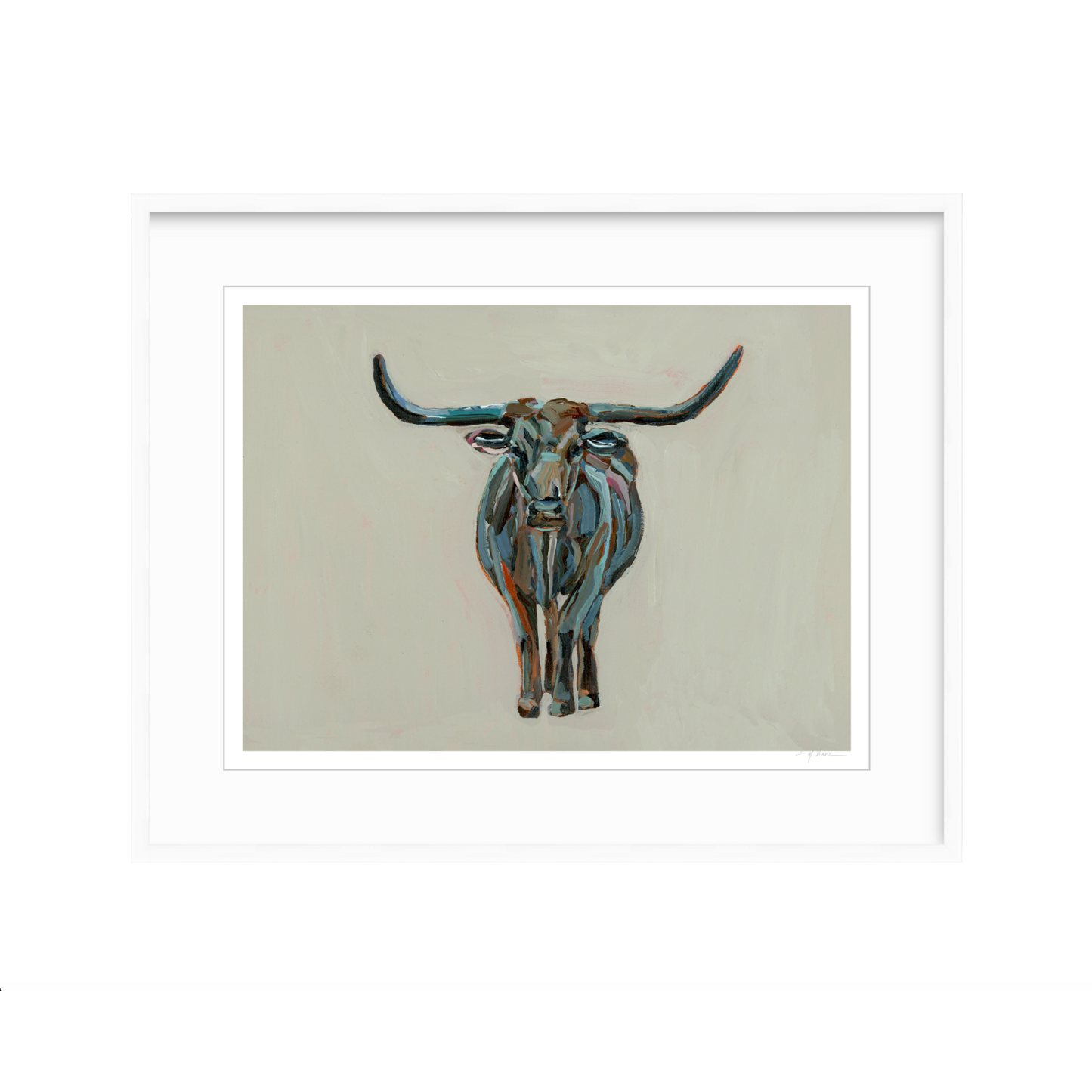 True Grit Longhorn Fine Art Print