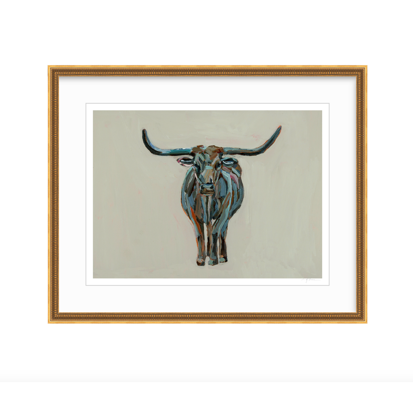 True Grit Longhorn Fine Art Print