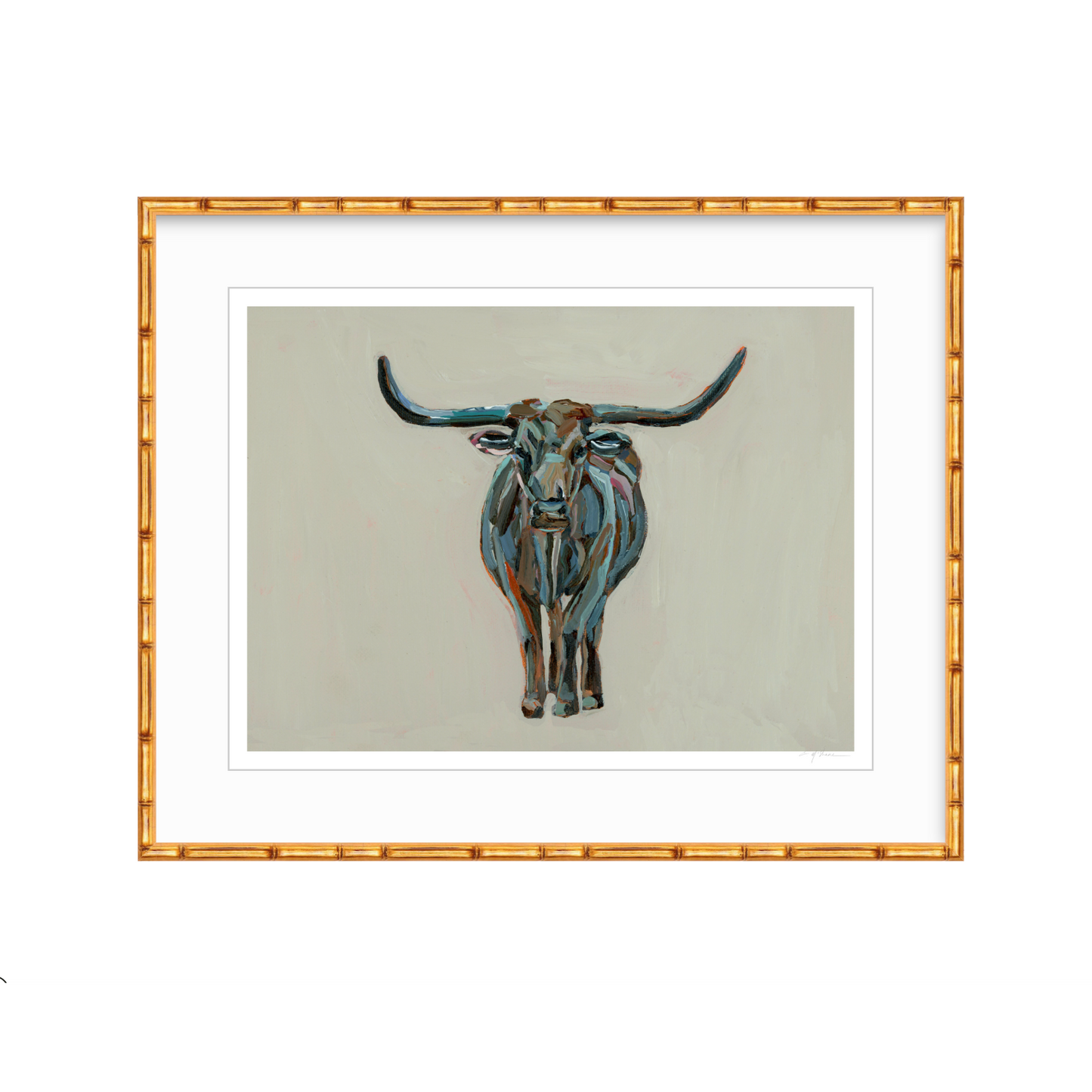 True Grit Longhorn Fine Art Print
