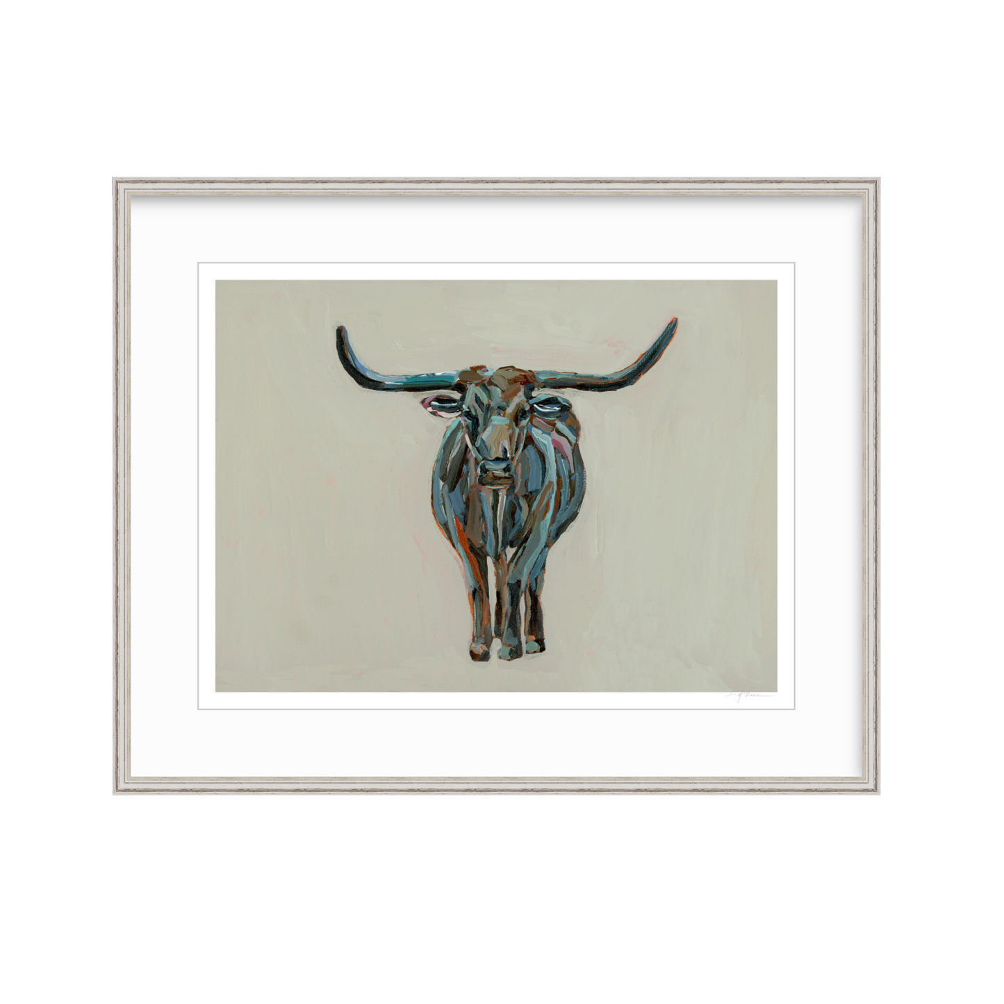True Grit Longhorn Fine Art Print