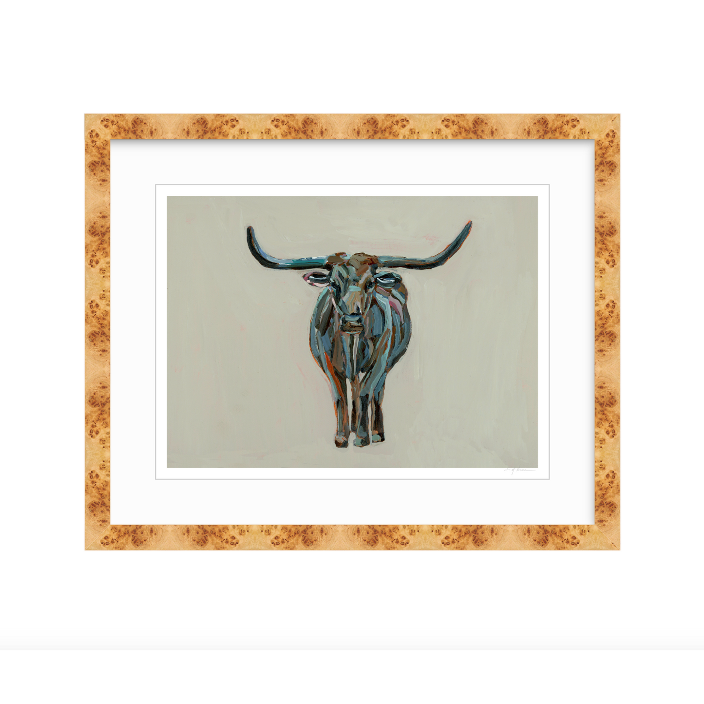True Grit Longhorn Fine Art Print