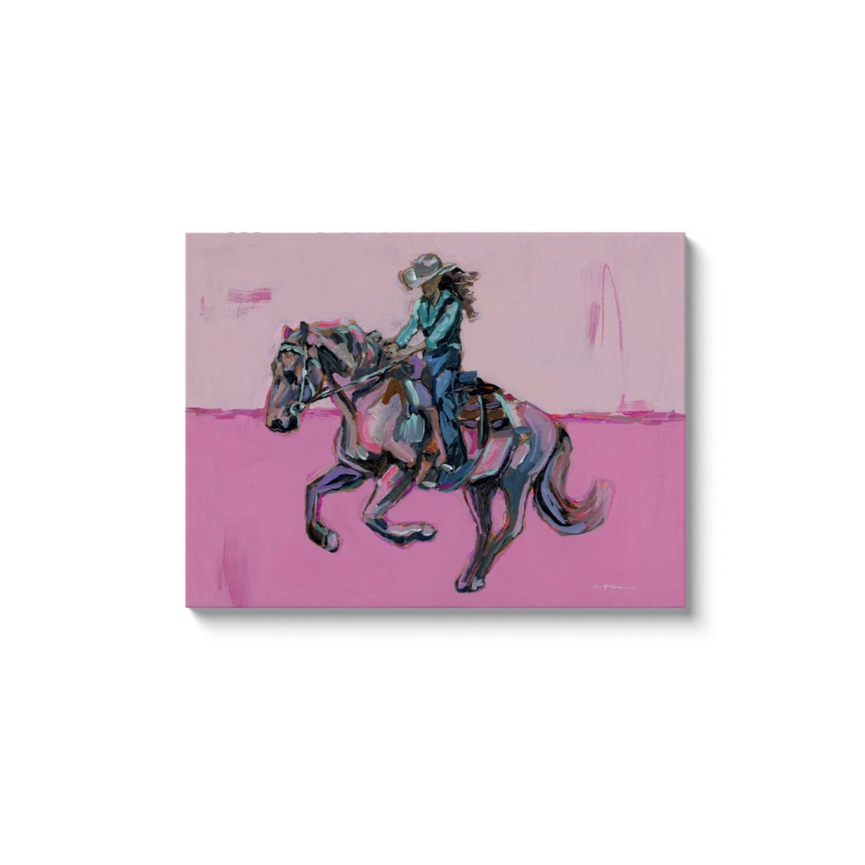 "Cowgirl Soul" on canvas