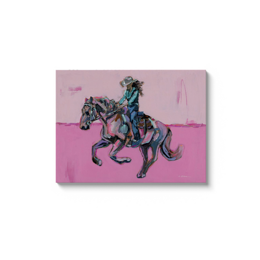 "Cowgirl Soul" on canvas