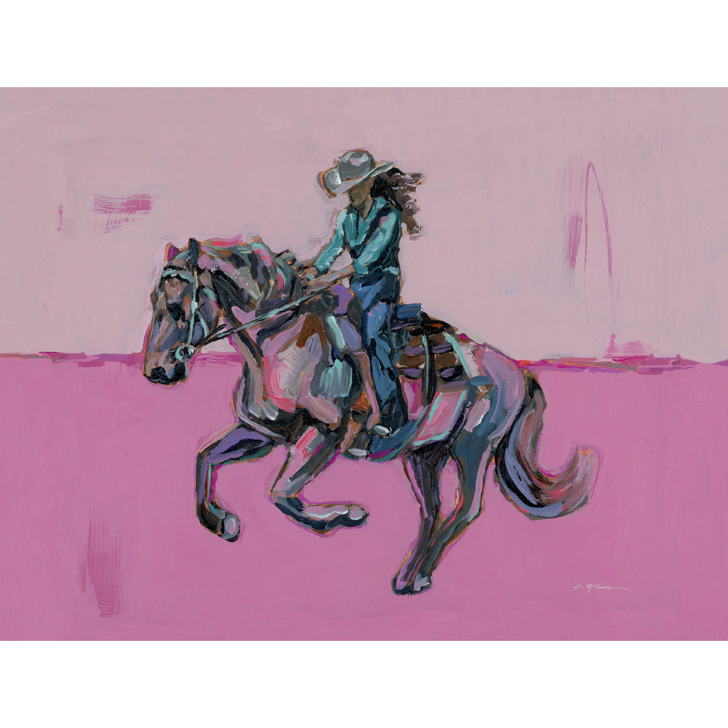"Cowgirl Soul" on canvas
