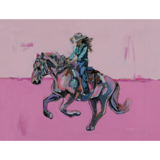 "Cowgirl Soul" on canvas
