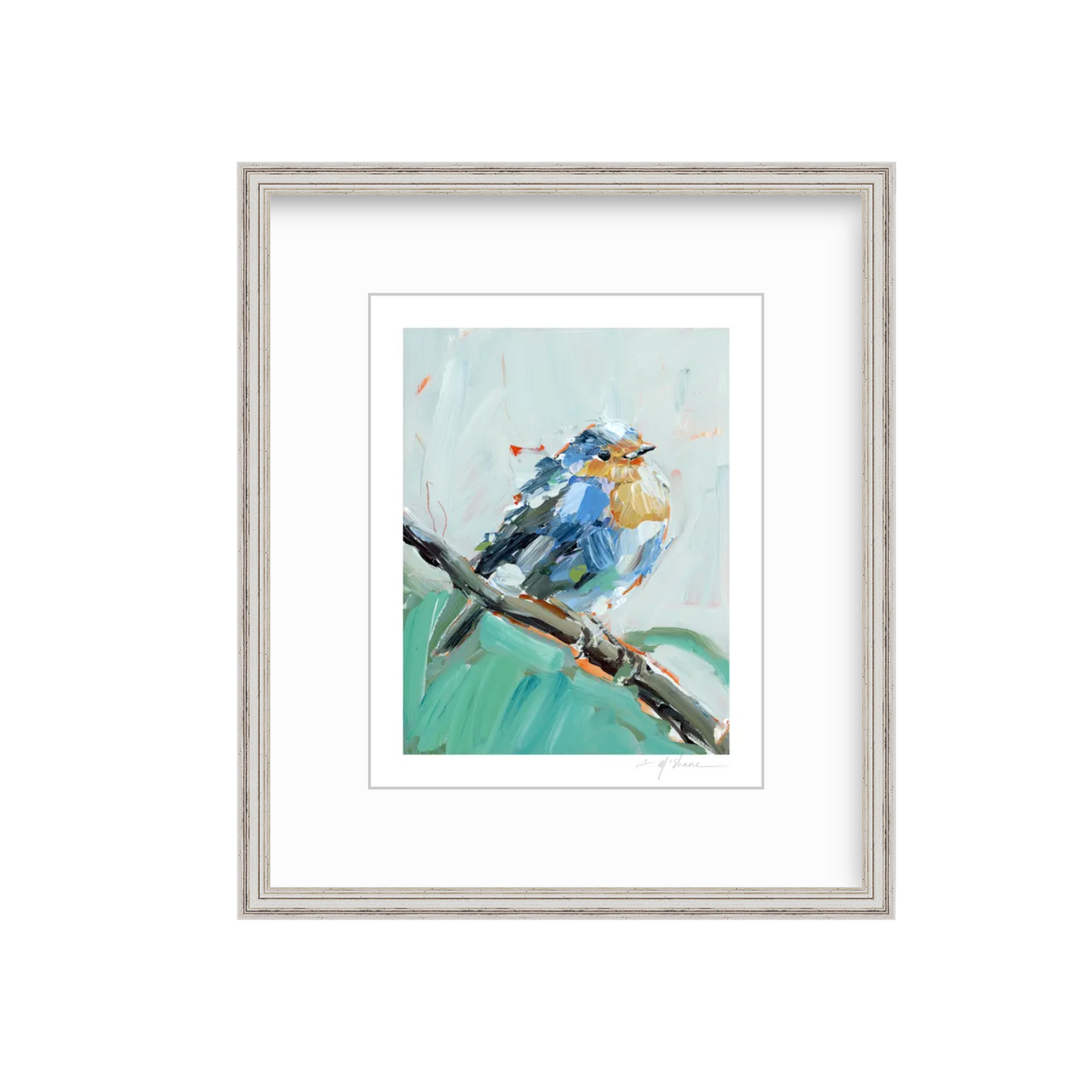 Bluebird of Happiness Fine Art Print
