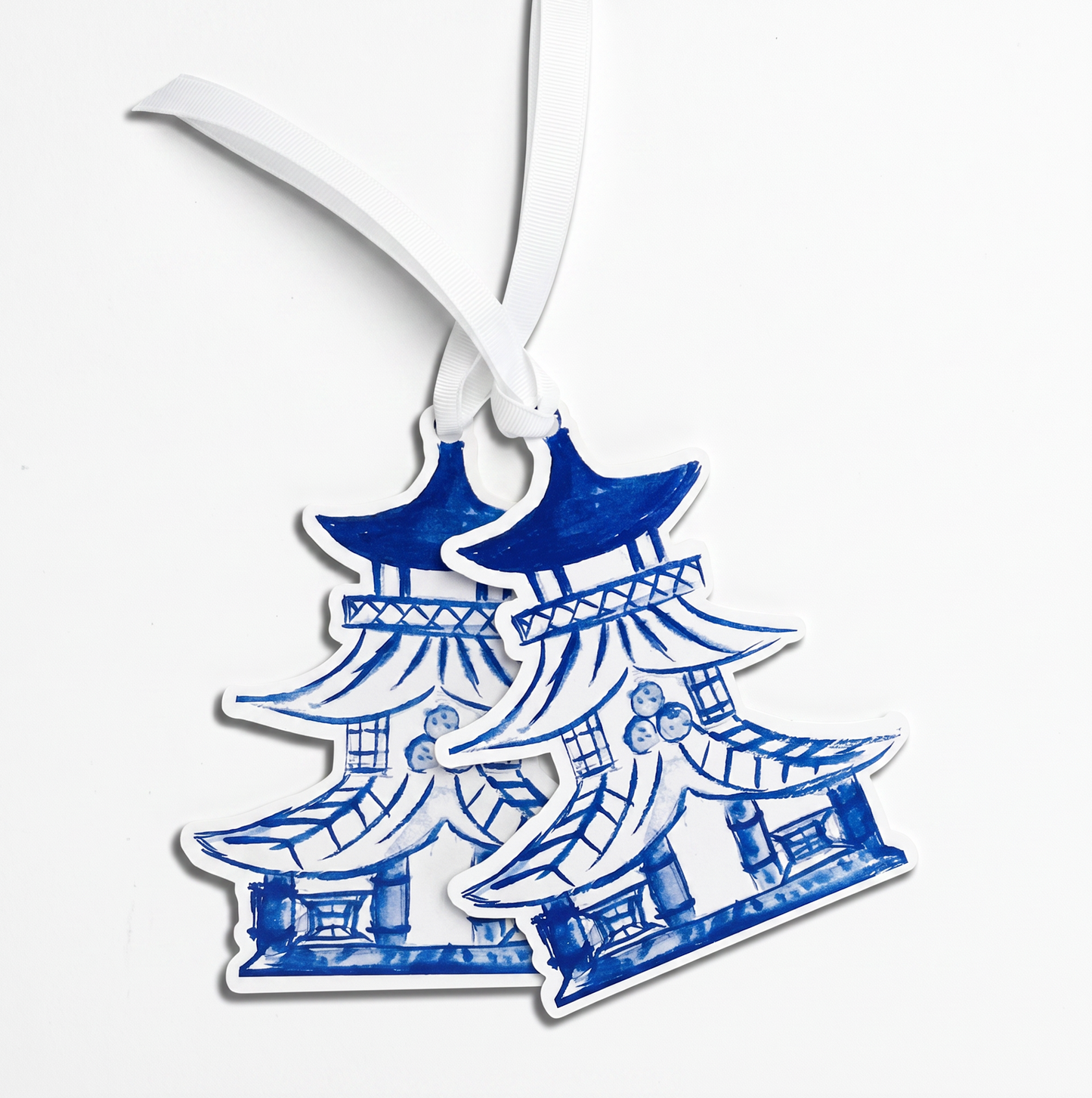 Chinoiserie Gift Tags – Blue & White Chinoiserie Gift Tags