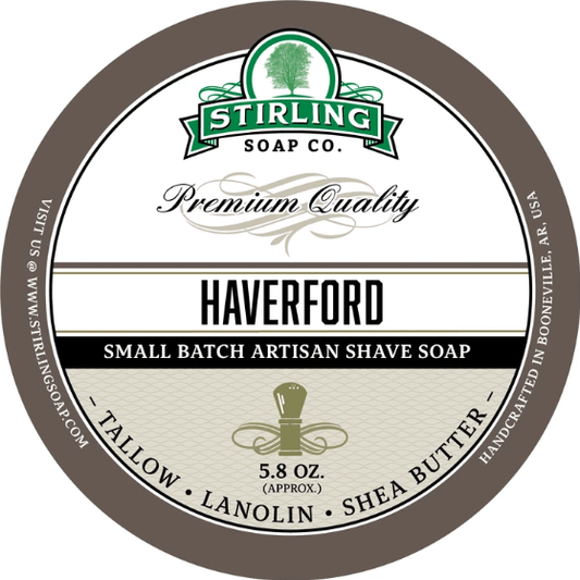 Stirling Soap Co. Haverford Shaving Collection