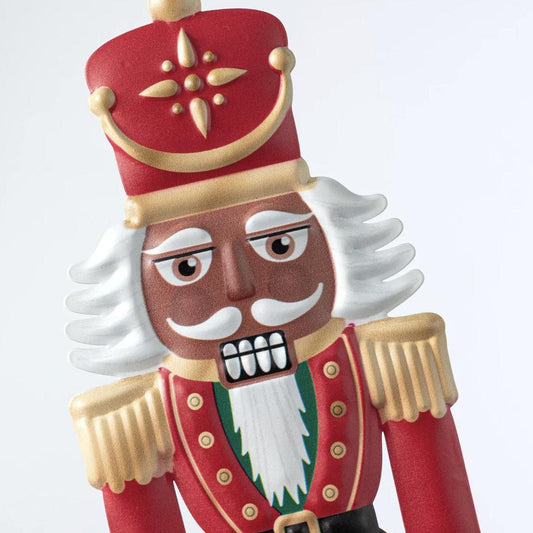 12" Metal Embossed Hanger: Dark Skin Nutcracker