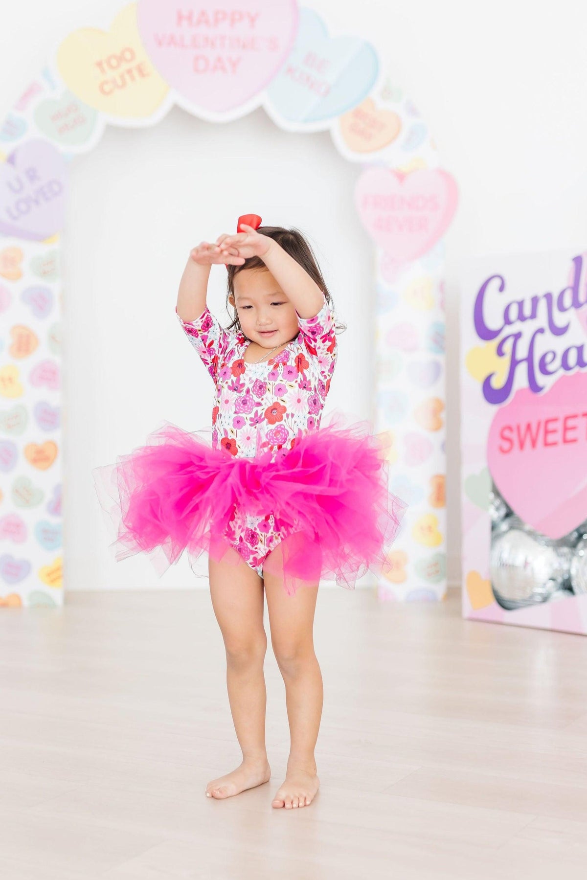 a girl in a tutu