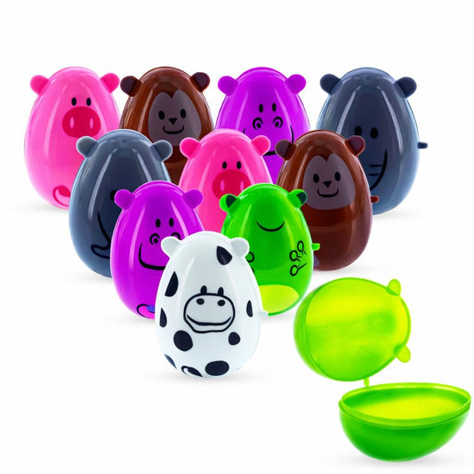 a group of plastic animals