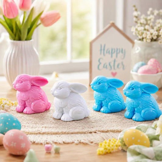 a group of bunnies on a table