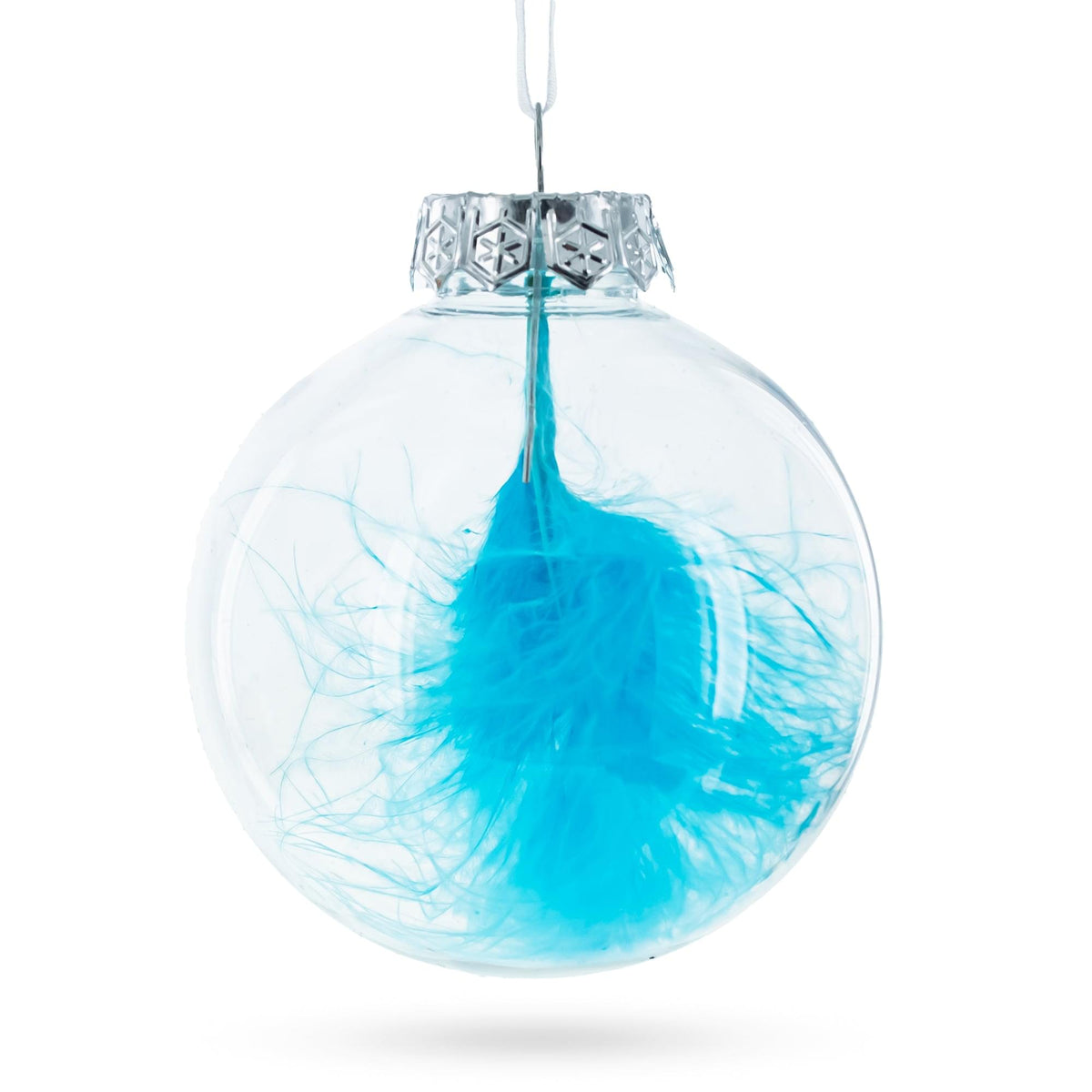 Set of 12 Plastic Ball Christmas Ornaments