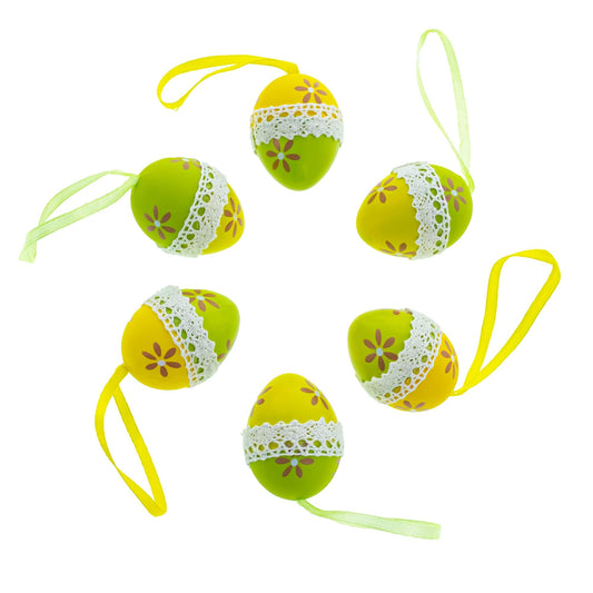 a group of easter eggs
