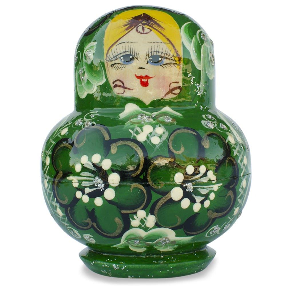 Set of 9 Rainbow Nesting Dolls  4.75 Inches
